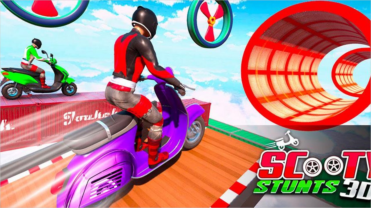 Scooter Stunts 3D: Mega Ramp Stunt Bike (Mustard Games Studios) APK -  Скачать - свободно