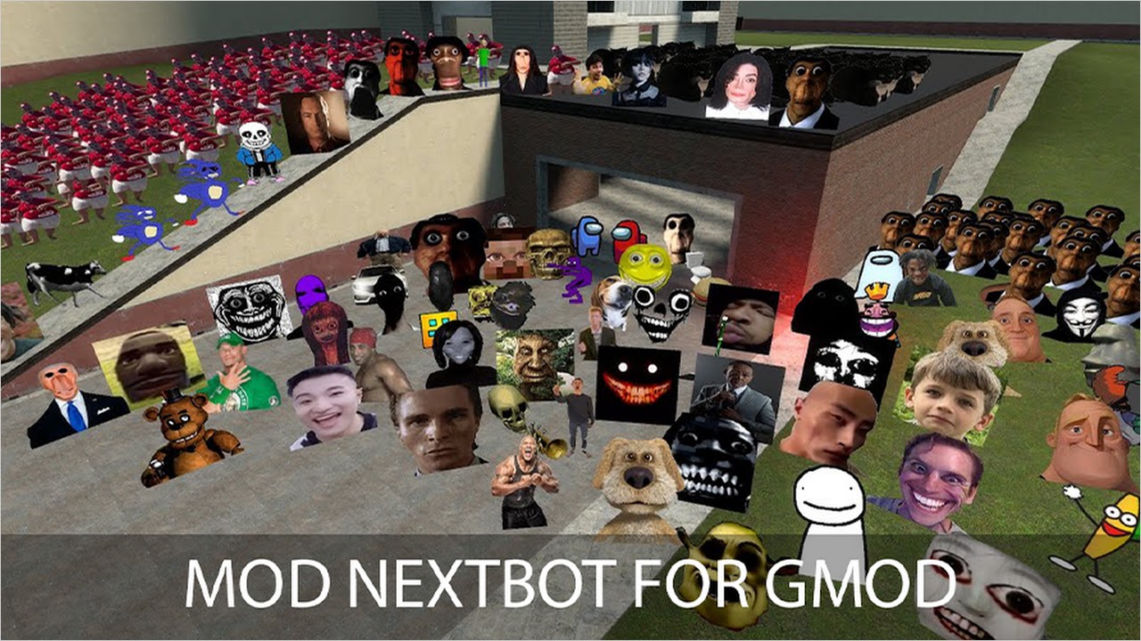 I Made The BIGGEST Nextbot in GMOD! 