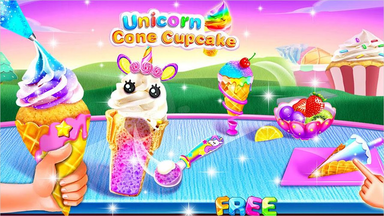 Ice Cream Cone Cupcake-Cupcake Mania (FunPop) APK - Скачать - свободно