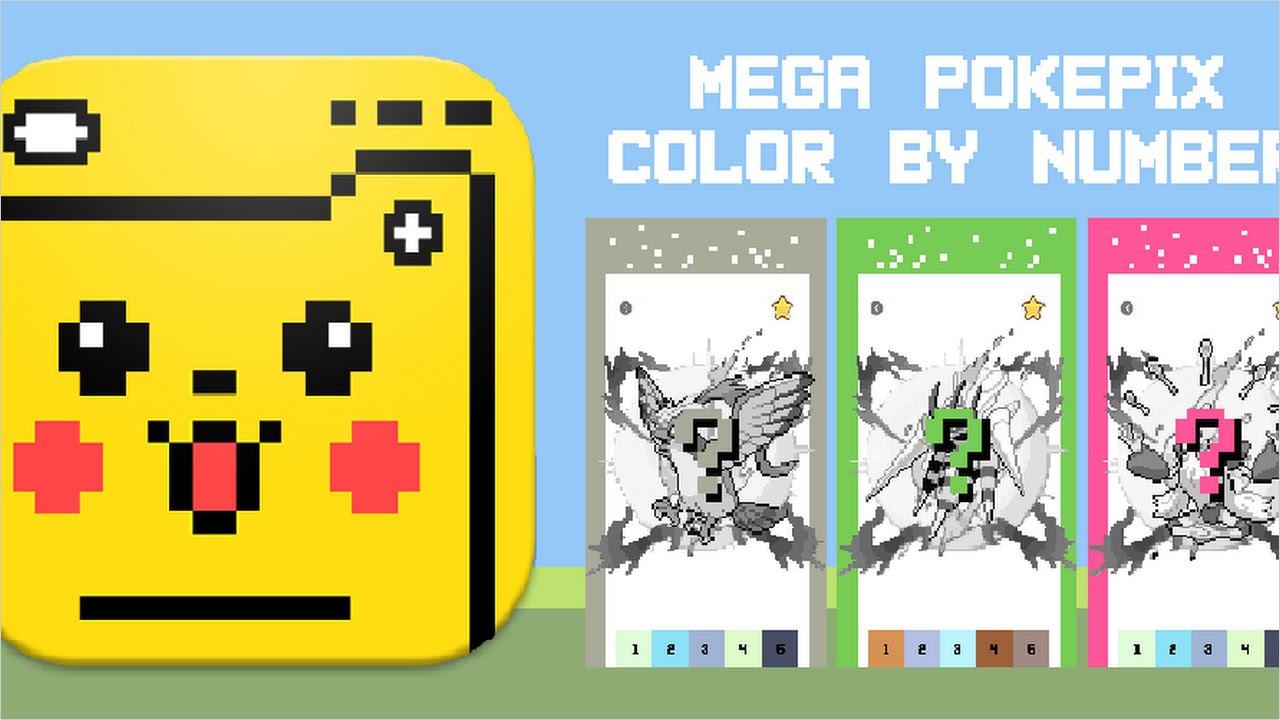 Mega Pixelmons Color By Number for Android - Download