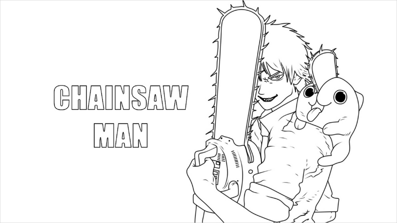 Chainsaw Man Coloring Pages 2 - Apps on Google Play