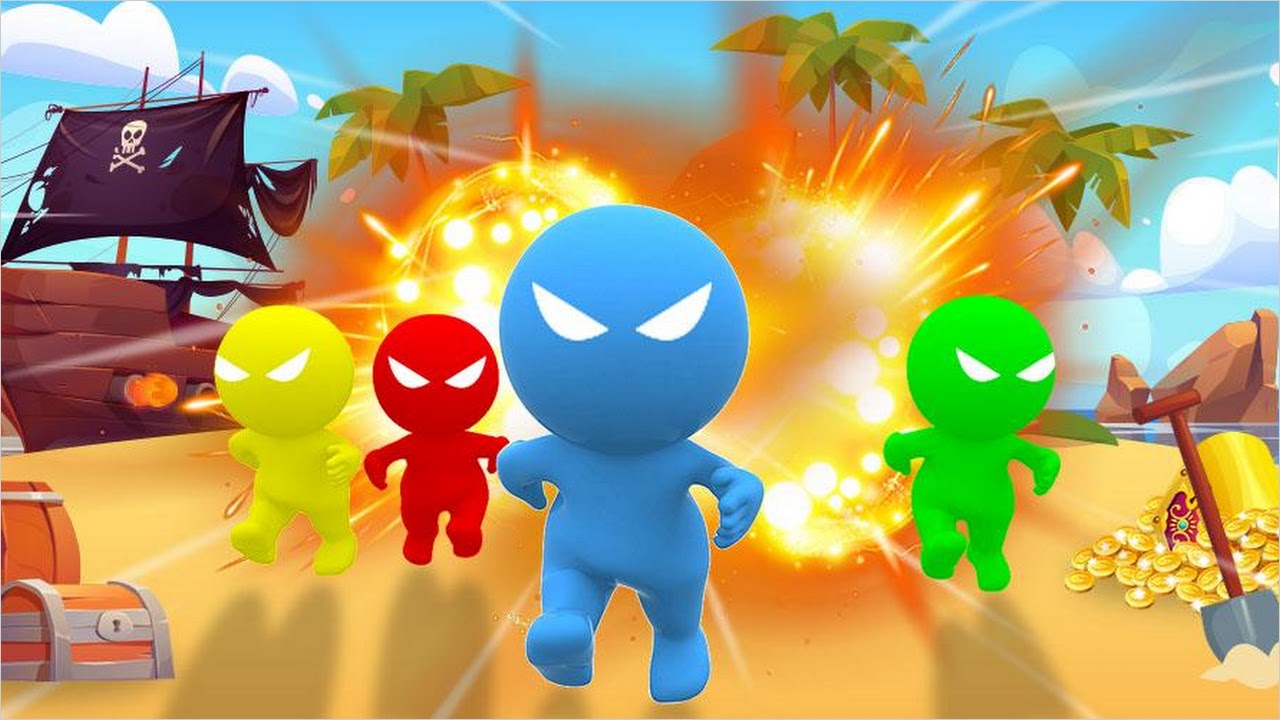 Stickman Cartoon Survival : 1 - 4 Players (NAJIN GAME LTD.) APK - Скачать -  свободно