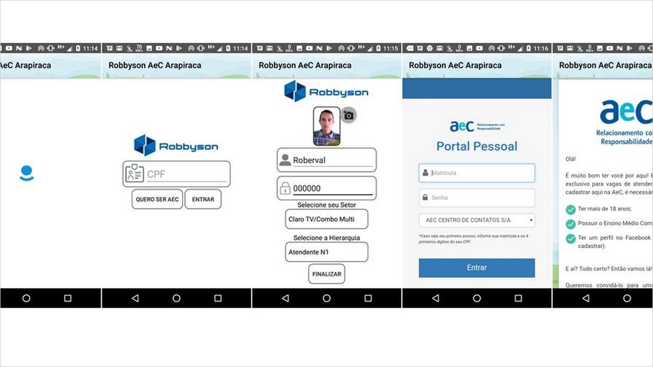 Robbyson Corporate Mobile by AeC Centro de Contatos SA