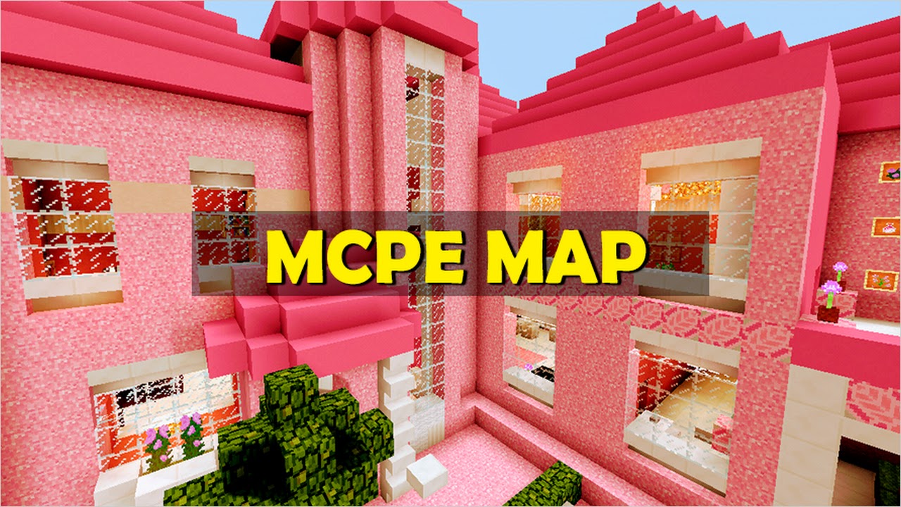 Mapa da casa da princesa rosa 2018 para MCPE versão móvel andróide