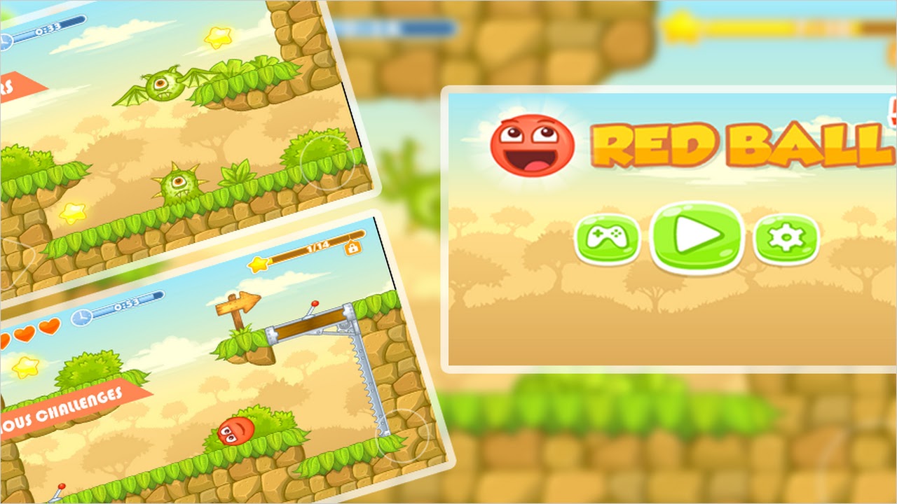 Red Ball 5 : Jump Ball Adventure (GameOnlineHot) APK - Скачать - свободно