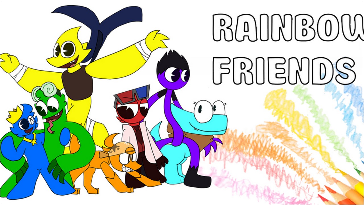 Download do APK de Livro Colorir Rainbow Friends para Android