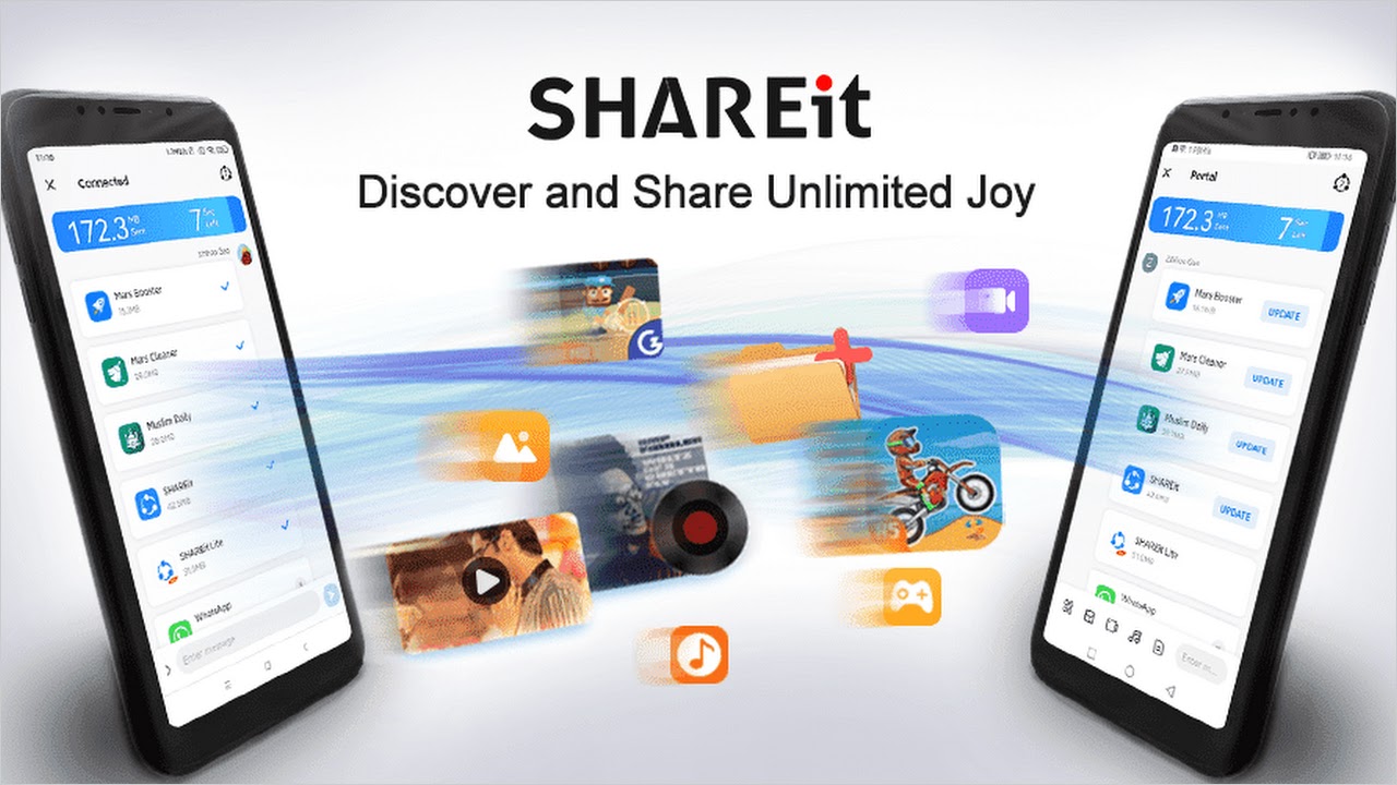 SHAREit - передача файлов (Smart Media4U Technology Pte.Ltd.) APK - Скачать  - свободно