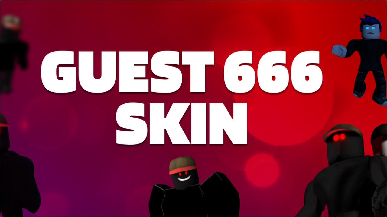 Guest 666 roblox Minecraft Skin