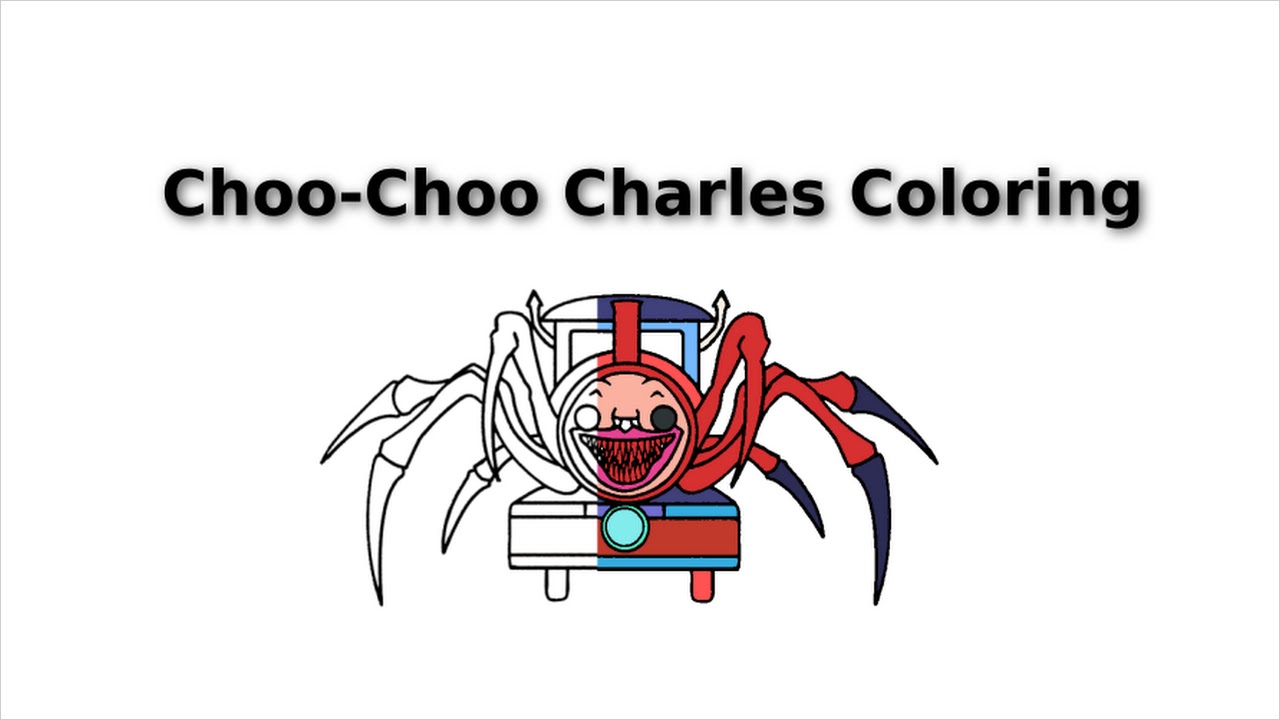 Printable Choo Choo Charles Coloring Pages Free