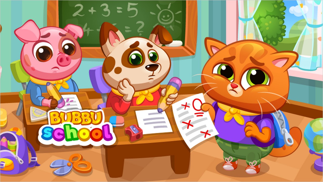 Bubbu School (котик бубу) (Bubadu) APK - Скачать - свободно