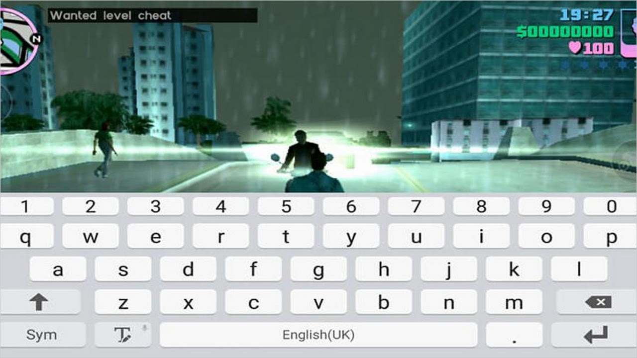 Codigos de gta sa / Hacker's keyboard